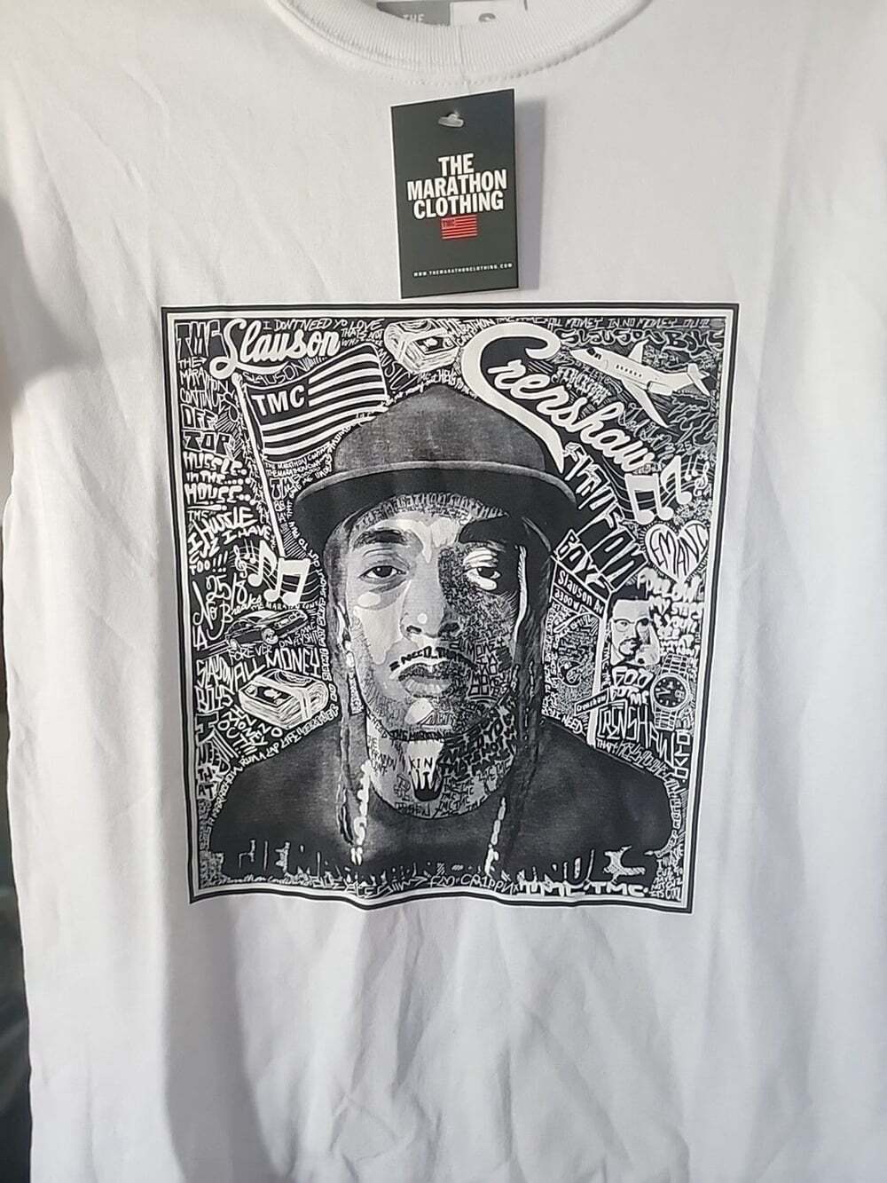 The Marathon Clothing “Crenshaw” Compton HipHop Small T-shirt NWT D30 Excellent